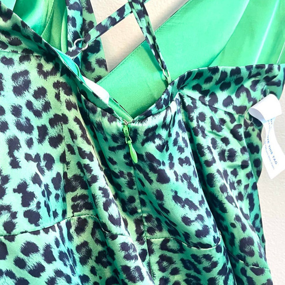 New Fame & Partners The Jami Dress | Leopard Mojito Size 4 - Picture 10 of 12